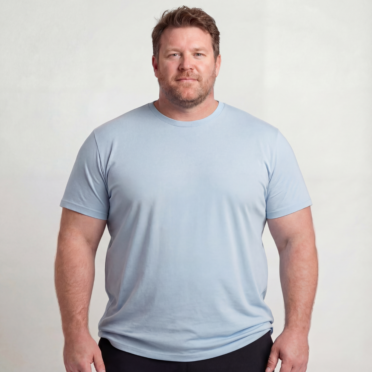 Crew Neck – Turquoise Blue